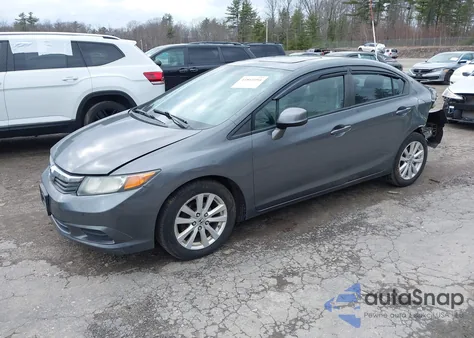 2012 Honda Civic Ex z USA, uszkodzony, nr VIN 2HGFB2F80CH309479